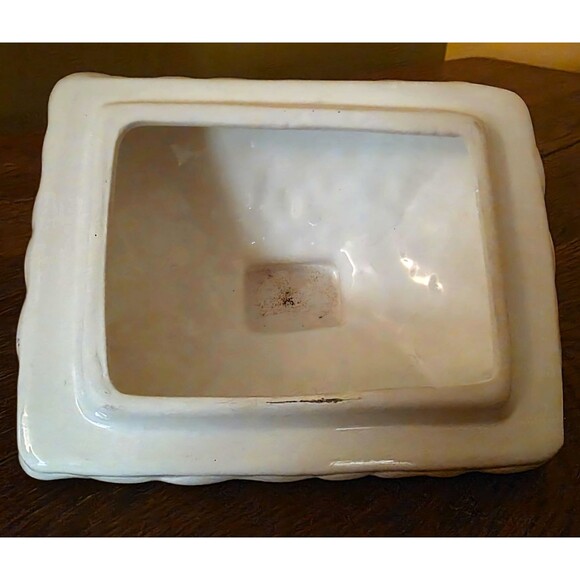 Vintage Christmas House of Lloyds Snow House Cookie Jar Holly Berrie - Picture 6 of 8